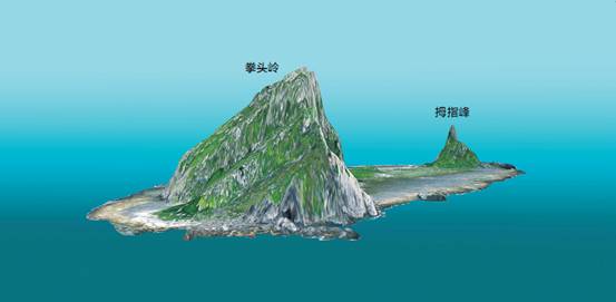 南小島の三次元図面